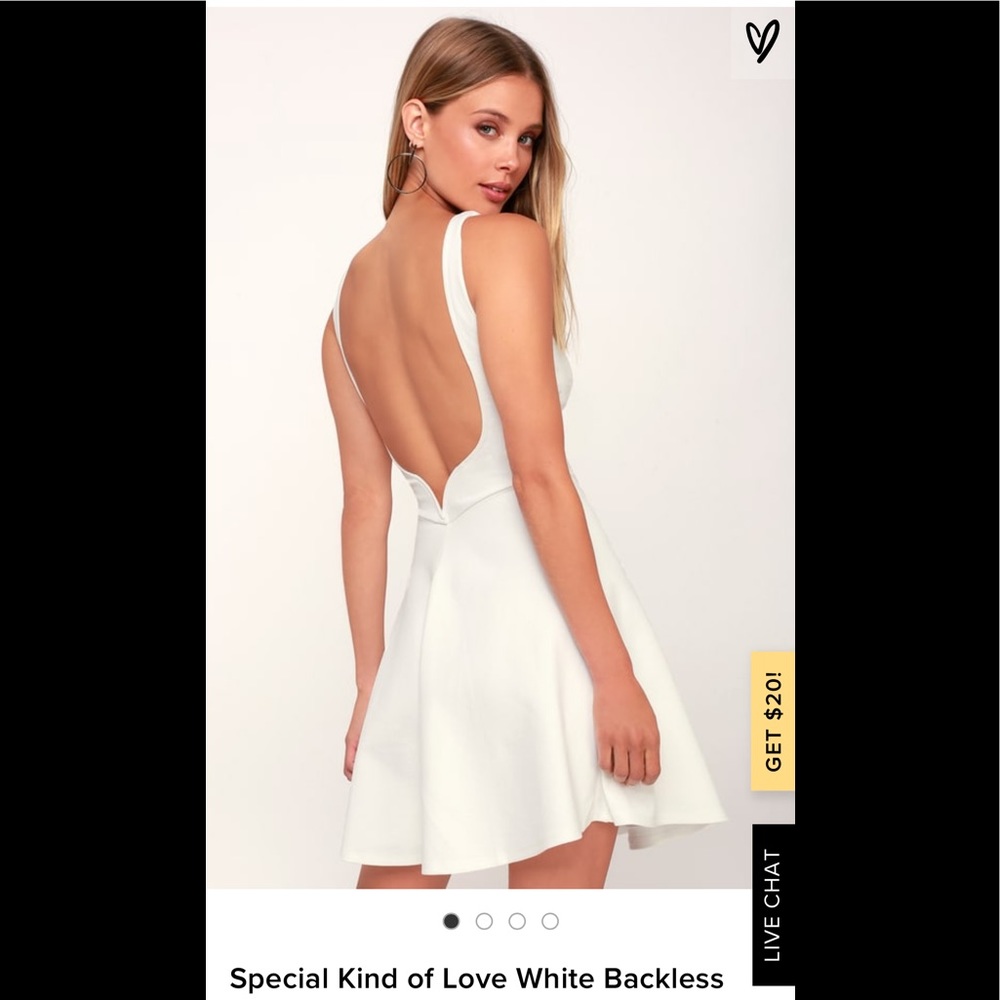 Lulus White Skater Dress